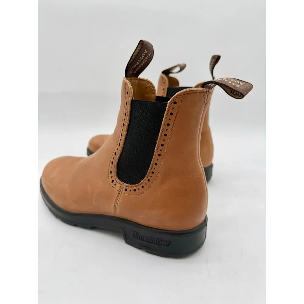 Blundstone Camel Brown Leather High Top 2215 Chelsea Boots Women’s Size 10.5
